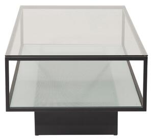 Konferenční stolek Maglehem, černý, 60x130