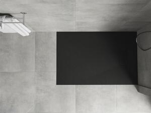 Mexen Hugo, SMC obdélníková sprchová vanička 130 x 70 cm, černá matná, 42707013