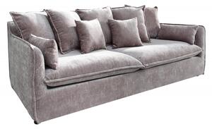 Luxusní pohovka HEAVEN 3M taupe samet