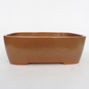 E-bonsai Keramická bonsai miska 23,5 x 18 x 7,5 cm hnědá