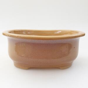 E-bonsai Keramická bonsai miska 15,5 x 12 x 5,5 cm béžová