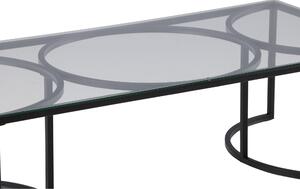 Konferenční stolek Skanör, černý, 70x140