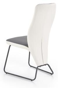 Jídelní židle K300, bílá / šedá