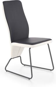 Jídelní židle K300, bílá / černá