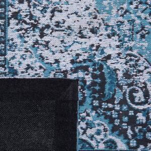 Koberec modrý 140x200 cm s krátkým vlasem ALMUS