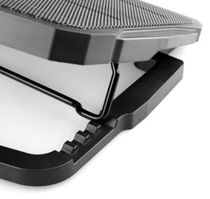 Chladící podložka pro notebook 4x ventilátor 2xUSB černá