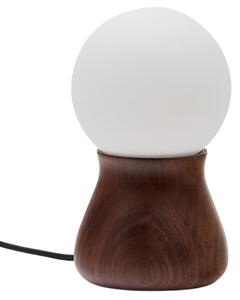 Ořechová stolní lampa Kave Home Okeni