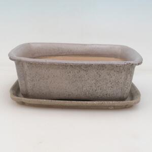 E-bonsai Bonsai miska + podmiska H50 - 17x12,5x5,5 cm