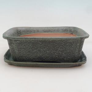 E-bonsai Bonsai miska + podmiska H50 - zelená