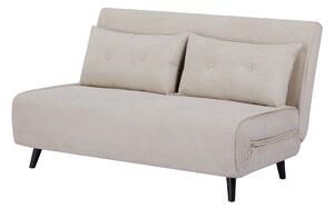 Rozkládací pohovka SMART MULTIFUNCTION 140 CM béžová manšestr