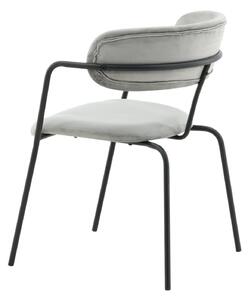 Jídelní židle Arrow, 2ks, šedá, S58xD61xV79