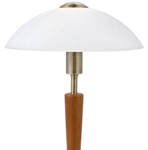 EGLO Stolní lampička SOLO 1, ořechové dřevo 87256