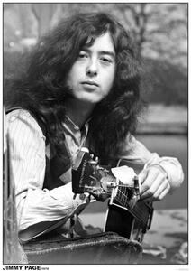 Plakát, Obraz - Led Zeppelin / Jimmy Page - Guitar 1970