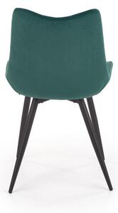 Jídelní židle K388, zelená