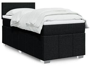 Box spring postel s matrací černá 80 x 200 cm textil 3286890