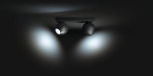 LED moderní stropní bodové osvětlení Hue White Ambiance BUCKRAM, černé / Philips Hue 5047230P7