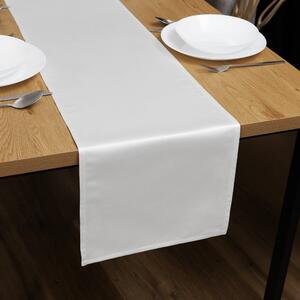 Biante Saténový běhoun na stůl polyesterový Satén LUX-011 Stříbrný 20x120 cm