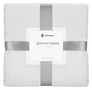 Deka 200x220 cm SPRINGOS Grande HA7205 světle šedá
