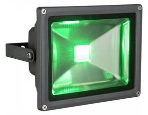 GLOBO Venkovní nástěnný LED reflektor RADIATOR V, 20W, studená bílá, černý, IP44 34119