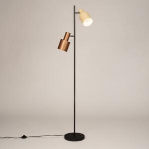 Stojací moderní lampa Verticolla Brown 2 (LMD)