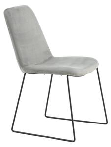 Jídelní židle Muce, 2ks, šedá, S43xD63xV84