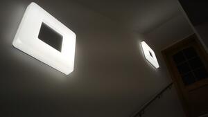 PALNAS Přisazené moderní stropní / nástěnné LED osvětlení EVIK, 24W, denní bílá, 37x37cm, hranaté 61001050