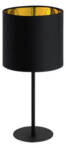 PALNAS Moderní stolní lampa ZITA, černá, zlatá 63002507