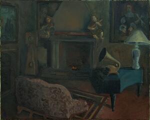 Ručně malovaný obraz od Tatiana Oskina - "večerní romanсe", rozměr: 50 x 40 cm