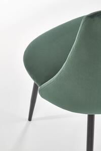 Jídelní židle K405, zelená