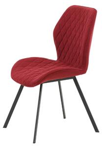 Jídelní židle Gemma, 2ks, červeno černá, S50xD63xV90