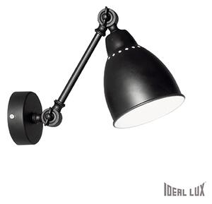 IDEAL LUX Nástěnná lampička NEWTON, černá 27852