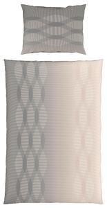 POVLEČENÍ, makosatén, krémová, šedá, béžová, 140/200 cm Fleuresse - Povlečení