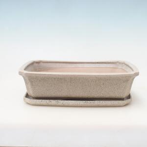 E-bonsai Bonsai miska + podmiska H07 - 30 x 20,5 x 8 cm
