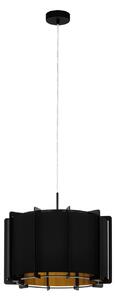 EGLO Závěsný lustr v moderním stylu PINETA, černý, 110x43cm 98342