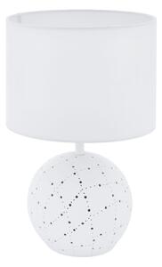 EGLO Stolní keramická lampa v moderním stylu MONTALBANO, bílá, 38,5x23cm 98381