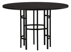 Jídelní stůl Copenhagen, černý, ⌀115