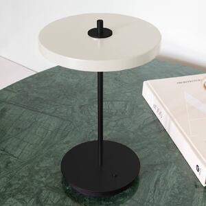 Nabíjecí stolní lampa UMAGE LED Asteria Move pearl bílá/černá 31cm