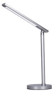 Solight LED stolní stmívatelná lampička, 7W, teplá-studená bílá, stříbrná WO53-S