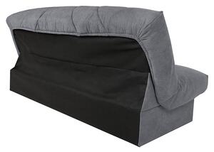 Rozkládací pohovka pro každodenní spaní s úložným prostorem na lůžkoviny a se snímatelným potahem Fina