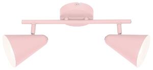 CLX Nástěnné / stropní bodové dětské svítidlo AGOSTINO,růžové 92-68798
