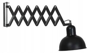 CLX Flexibilní nástěnná lampa GUSTAVO, 1xE27, 40W, černá 41-27900
