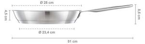 All Steel pure Pánev na smažení 28 cm Fiskars 1065628