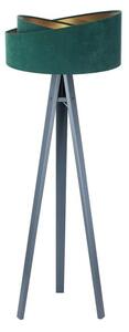 BPS koncept Stojací lampa Galaxy, v.146cm, zelené stínidlo, 1xE27, ø 50 cm Barva podstavy: Šedá