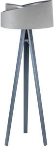 BPS koncept Stojací lampa Galaxy, v.146cm, šedo-stříbrné stínidlo, 1xE27, ø 50 cm Barva podstavy: Šedá
