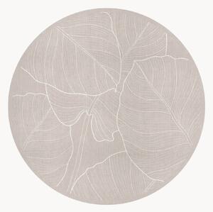 Vinylová rohožka's protiskluzovou vrstvou Hojas Beige