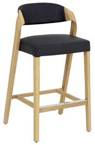 BAROVÁ ŽIDLE, černá, barvy dubu Voglauer - Barové židle