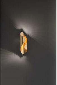 PAUL NEUHAUS LED nástěnné svítidlo, imitace plátkového zlata, nerez ocel, design 3000K PN 9030-12