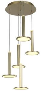ITALUX Závěsné LED osvětlení OLIVER, zlaté MD17033012-5A GOLD