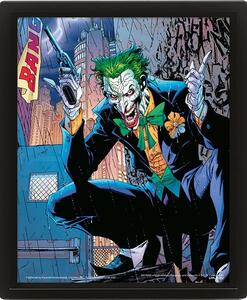 DC Comics Zarámovaný 3D obraz Joker