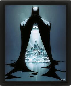 Zarámovaný 3D obraz Batman - Gotham protector